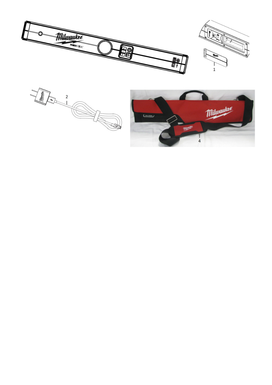 Взрыв-схема Измерительный инструмент Milwaukee DIGITAL LEVEL 120CM