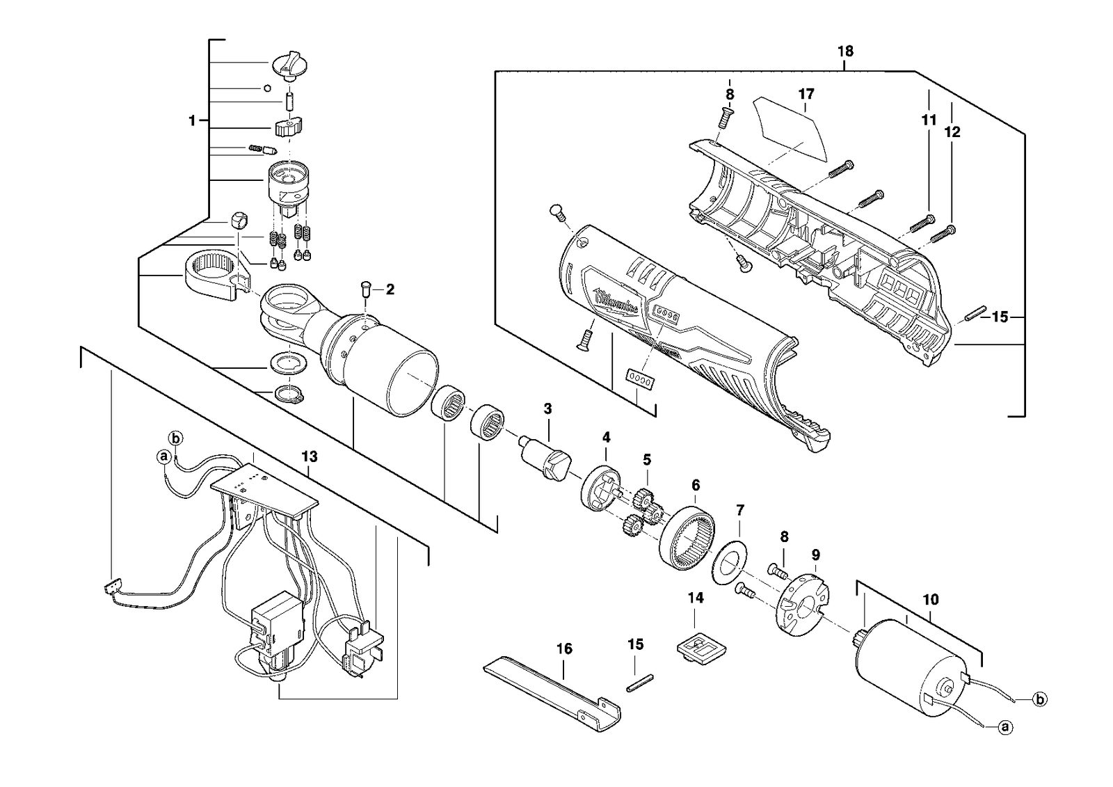Взрыв-схема Milwaukee M12IR-21B(3/8) IN2 — лист 2